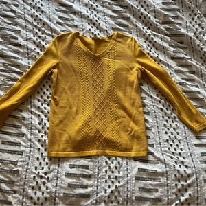 Talbots Mustard Sweater